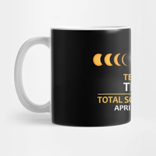 Terrell Tx Texas Total Solar Eclipse 2024 Mug